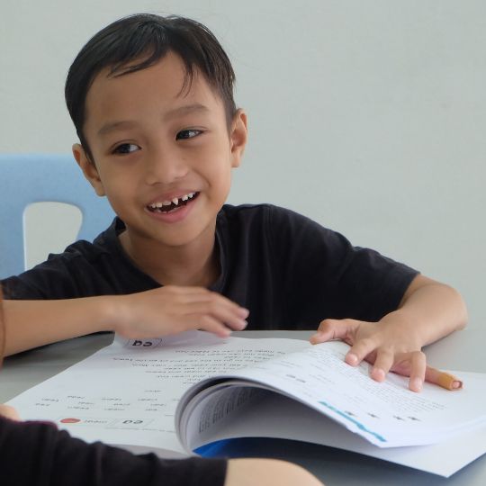 BOLD child at learning